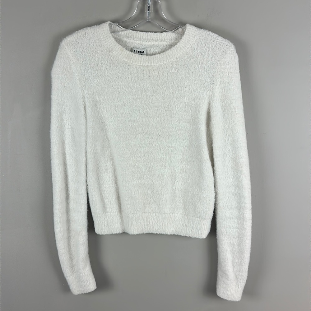 Sunday Best White Sweater
